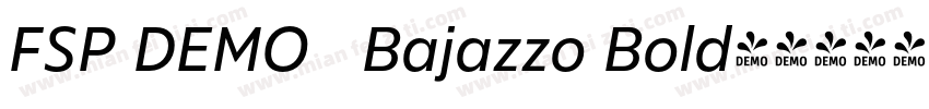 FSP DEMO   Bajazzo Bold字体转换